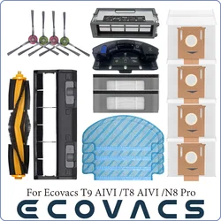 ECOVACS Deebot T8 AIVI T9 AIVI N8 Pro AIVI N9 N10 N10 Plus Accessories Main brush, side brush, filter, dust bag,Hepa Filte