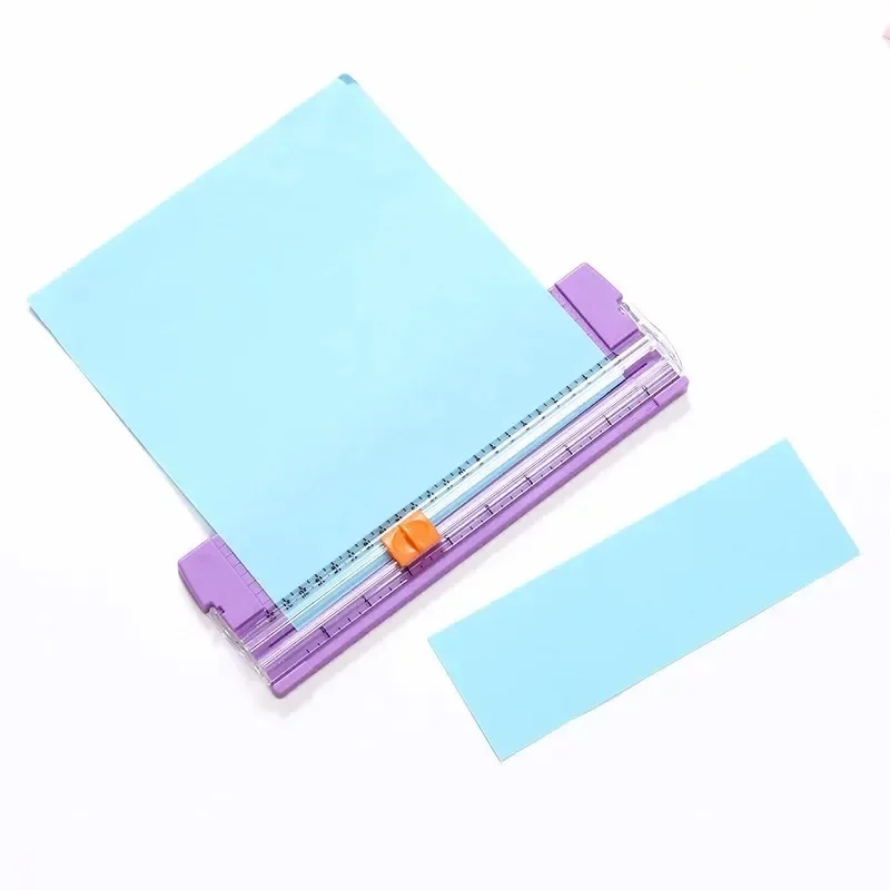 A4/A5 Precision Paper Photo Trimmers Cutters Scrapbook Guillotine W/ Pull-out Ruler for Photo Labels Paper Cutting Tool Durable