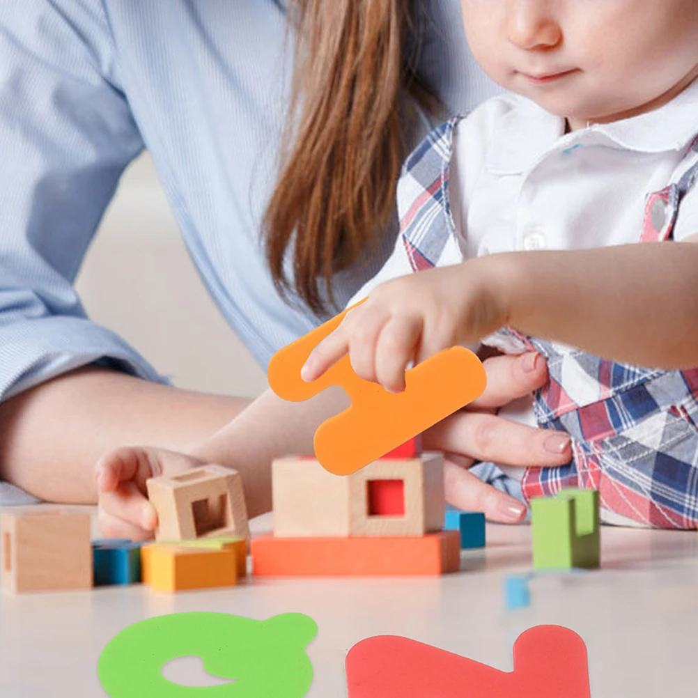 

2 Sets 26 Letters 10 Numbers EVA Foam Bath Toys Floating Alphabet Stickers Educational Montessori Learning Kids