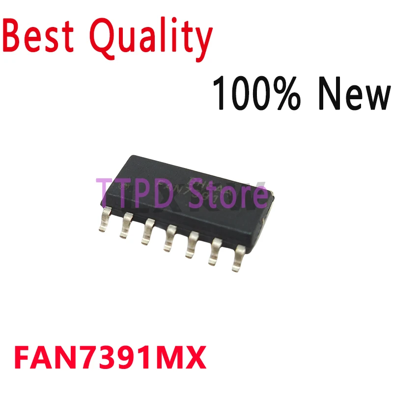 5-10/PCS New Original FAN7391MX FAN7391 SOP14 Grid Driver Chip In Stock