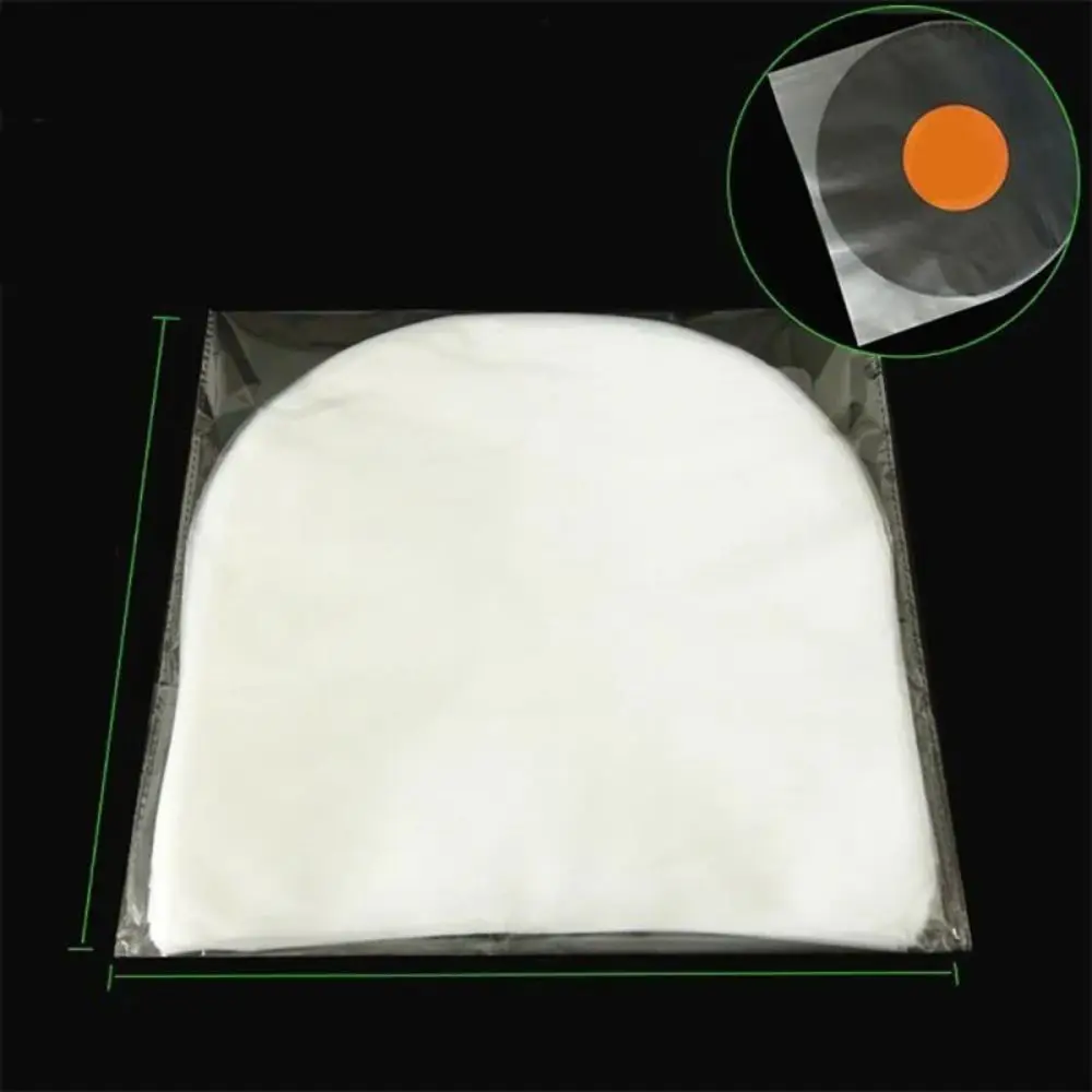 50PCS Anti-Static LP Record Outer Sleeves Durable Dustproof 12 inch Plastic Bags Outer Inner Clear Cover Container