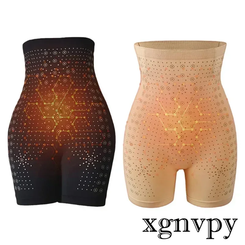 Xgnvpy-ropa interior de cintura alta para mujer, Bóxer adelgazante posparto, levantamiento de cuerpo y cadera, adelgazante de muslo