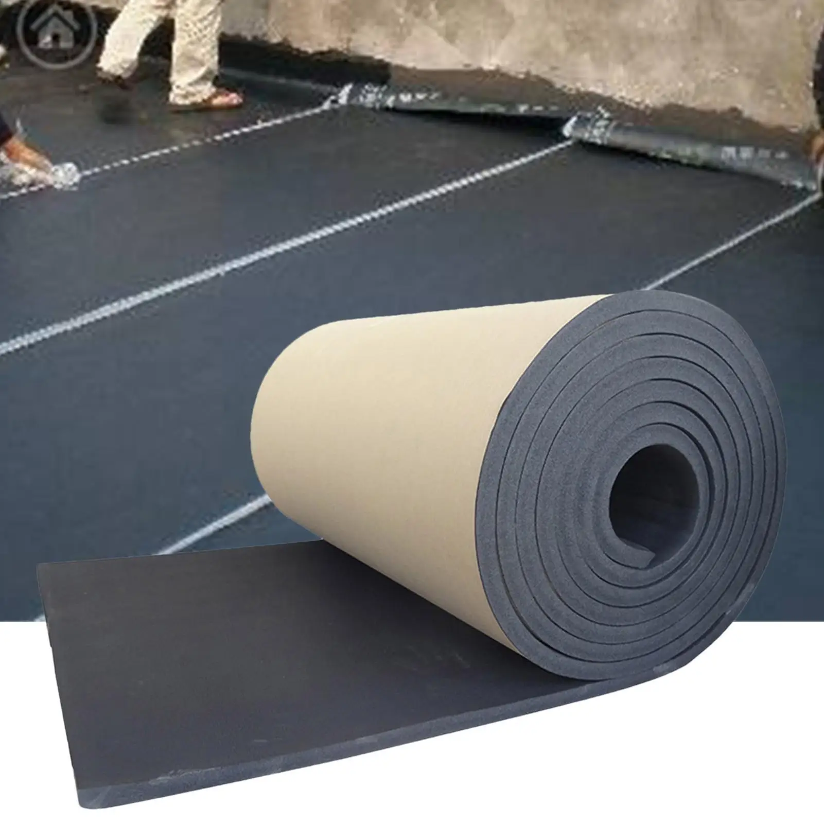 Waterproof Fireproof Foam Pad Mat Acoustic Dampening Roof Heat Insulation Thermal Shield Sound Proofing Mat For Truck SUVs Car