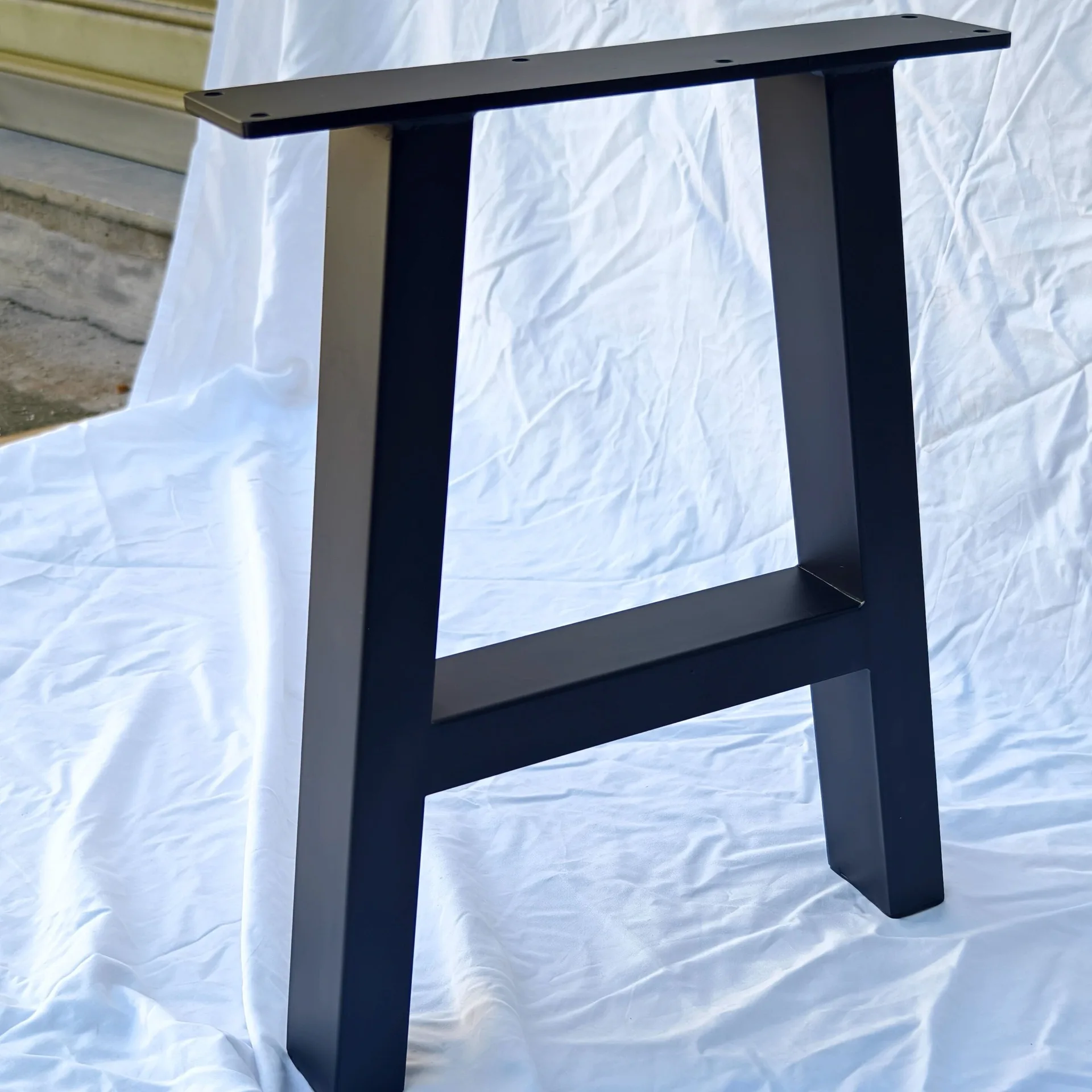Wrought iron stool coffee table bracket chair legs retro bench table legs