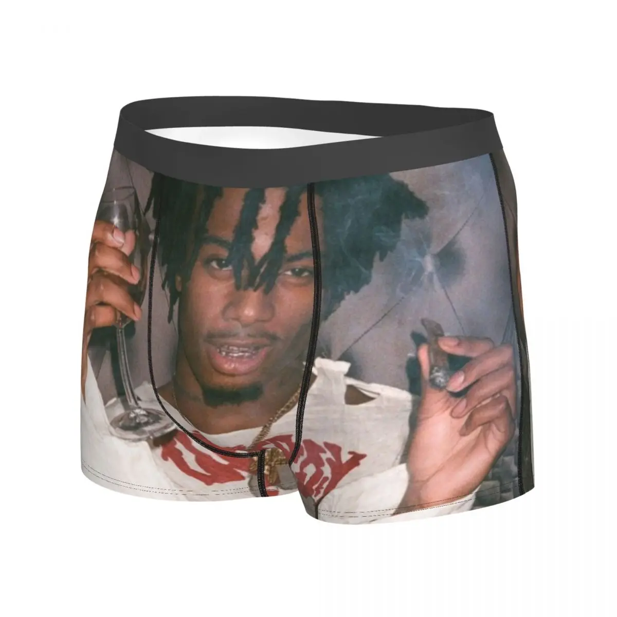 Self Titled Playboi Carti Design Underwear asap wlr mod Classic Underpants Design Shorts Briefs 3D Pouch Plus Size Boxer Shorts