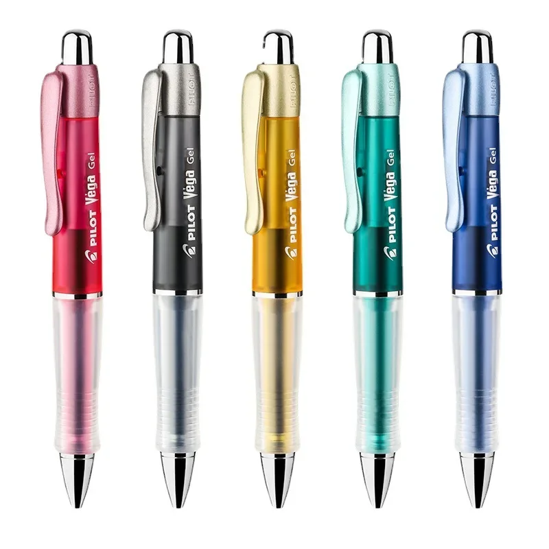 Japan Pilot Vega Soft Grip Gel Pen Neutral Pen 0.7m Gravity Low Student Gel Ink BL-415V Office School Stationery Supplies