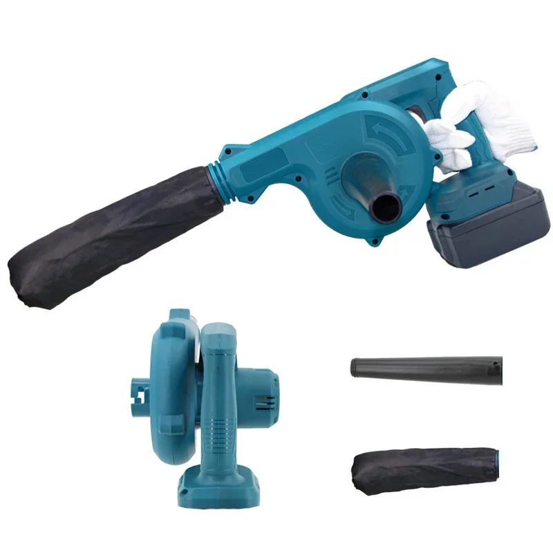 For Makita 18V Battery 2-In-1 Cordless Electric Air Blower & Suction Handheld Leaf Computer Dust Collector Cleaner Power Tools