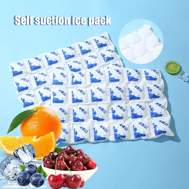 

100pcs high quality Self absorbing ice bag disposable fresh express special fresh-keeping bag reusable physical cooling ice bag