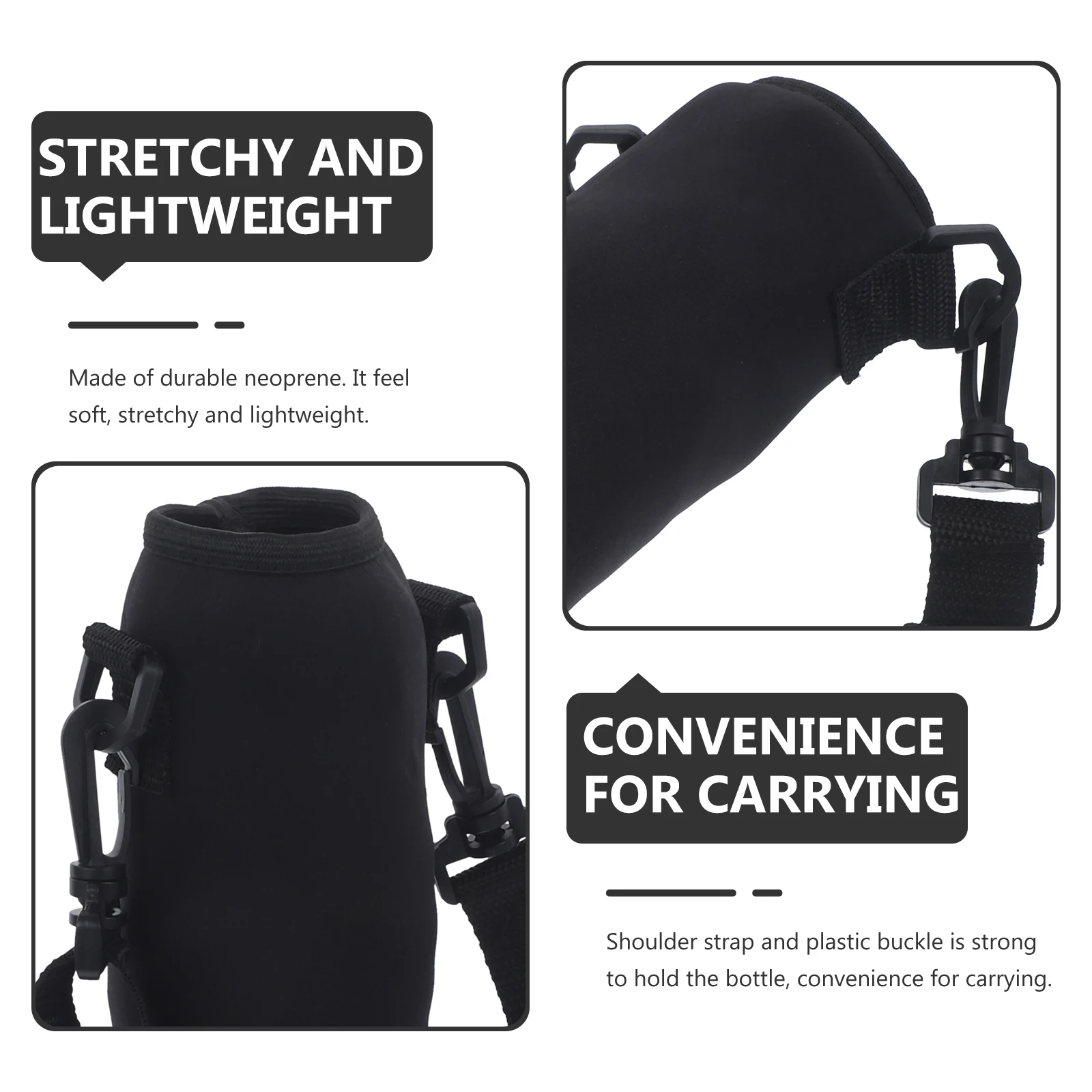 500ml isolado garrafa de água saco bolsa transportadora titular neoprene manga chaleira copo protetor caso viagem portátil durável garrafa