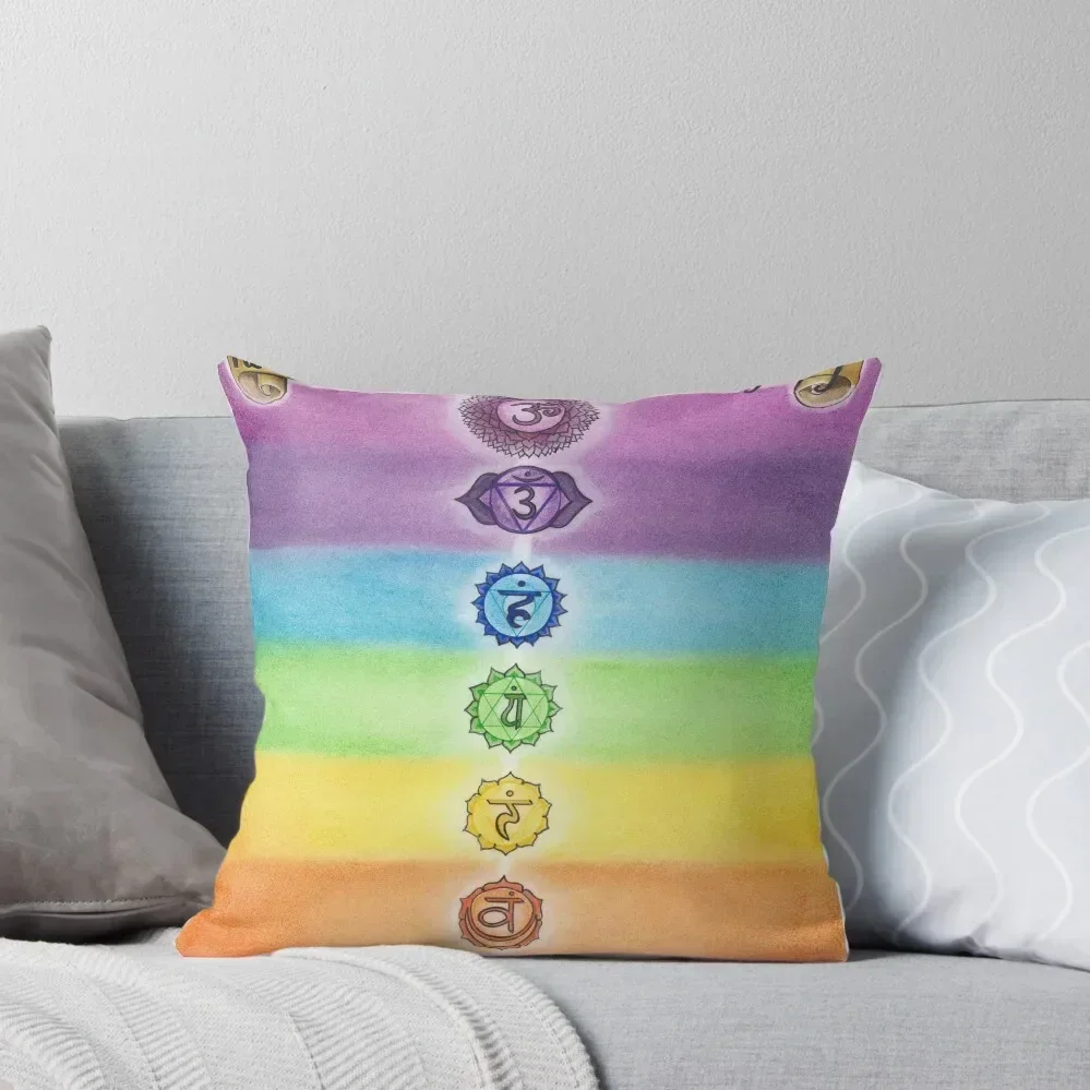 

Chakra Healing Throw Pillow covers for pillows christmas supplies Decorative Pillow Covers For Sofa Pillows Aesthetic pillow