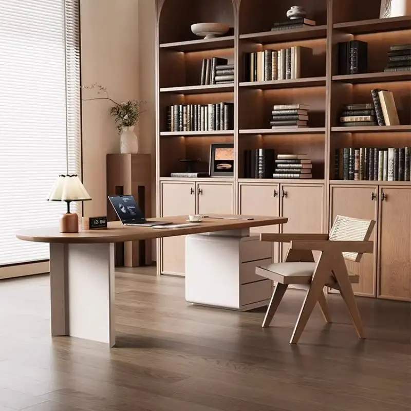 Designer Aesthetic Office Desk Accessories Board Organizer Conference Office Desk Modern Wooden Escritorios De Estudio Furniture