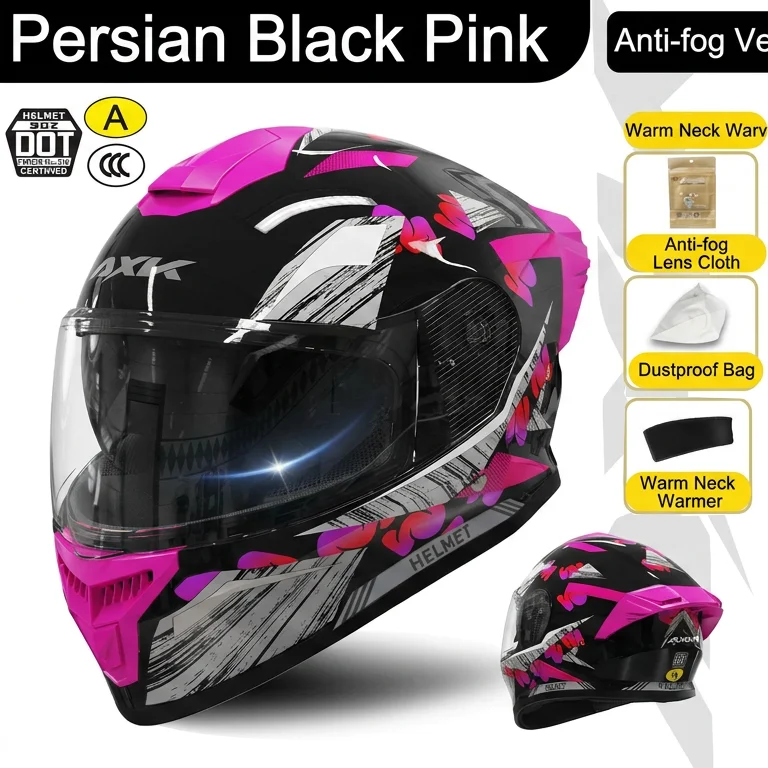 

Full Face Racing Helmets Winter Warm Double Visor Motorcycle Helmet Motorbike Sports helmet