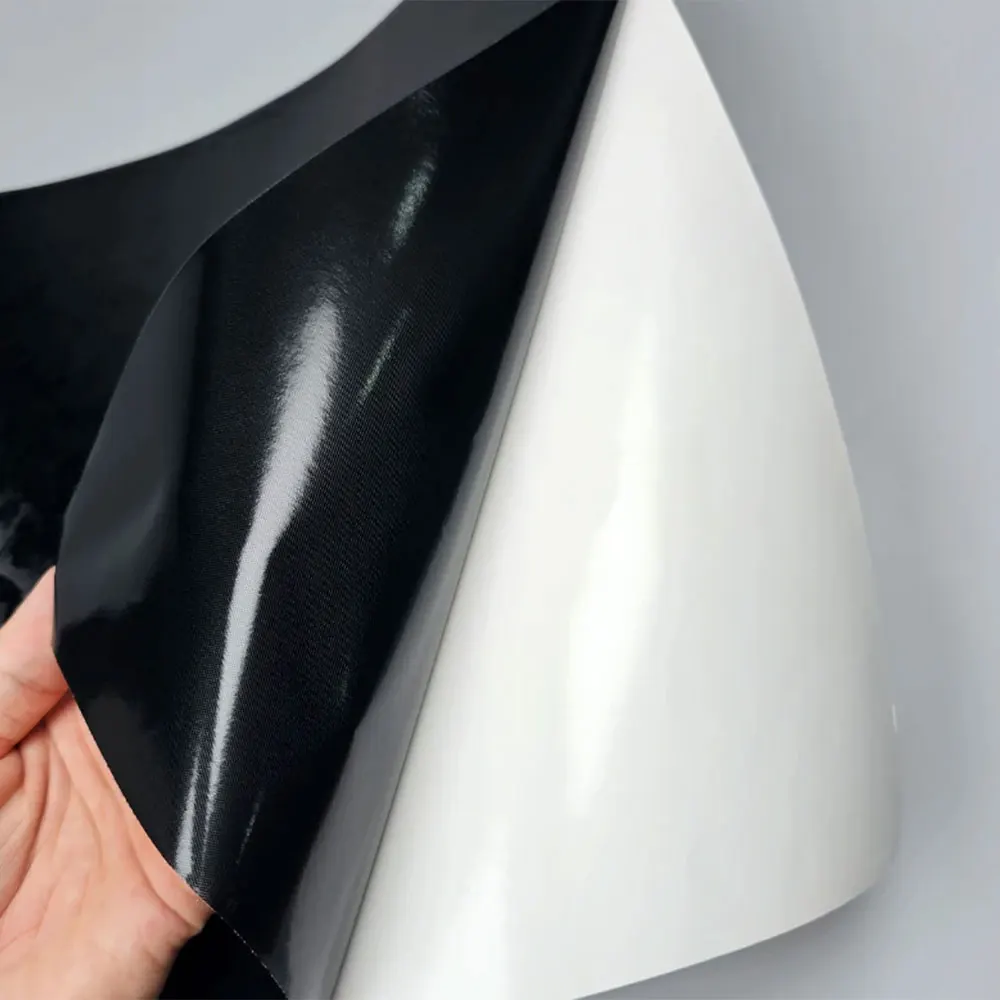 1.52MX3M/2M PET 高光沢ブラックラップビニールアンチスクラッチステッカー車のボンネット保護フィルムエアリリース初期低粘着接着剤