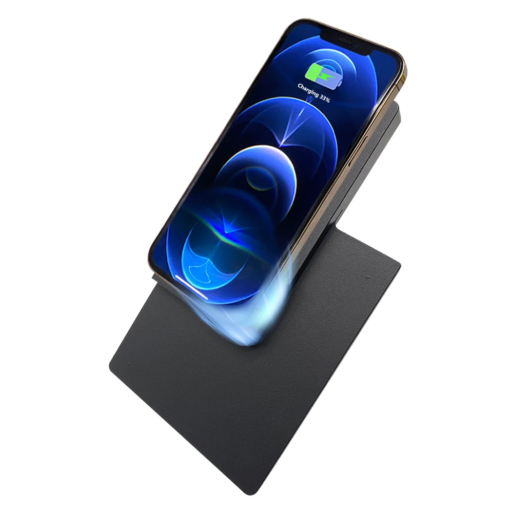 

For Audi A4L 2017-2024 Car Qi Wireless Charger Fast Cell Phone Charging Plate Adapter Interior Modification Auto Parts