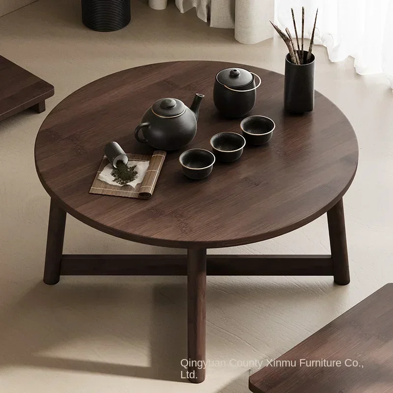 Bay Window, Small Table, Solid Wood Tatami, Small Coffee Table, Low Table In The Bedroom, Bed Table, Tea Table, New Chinese-styl