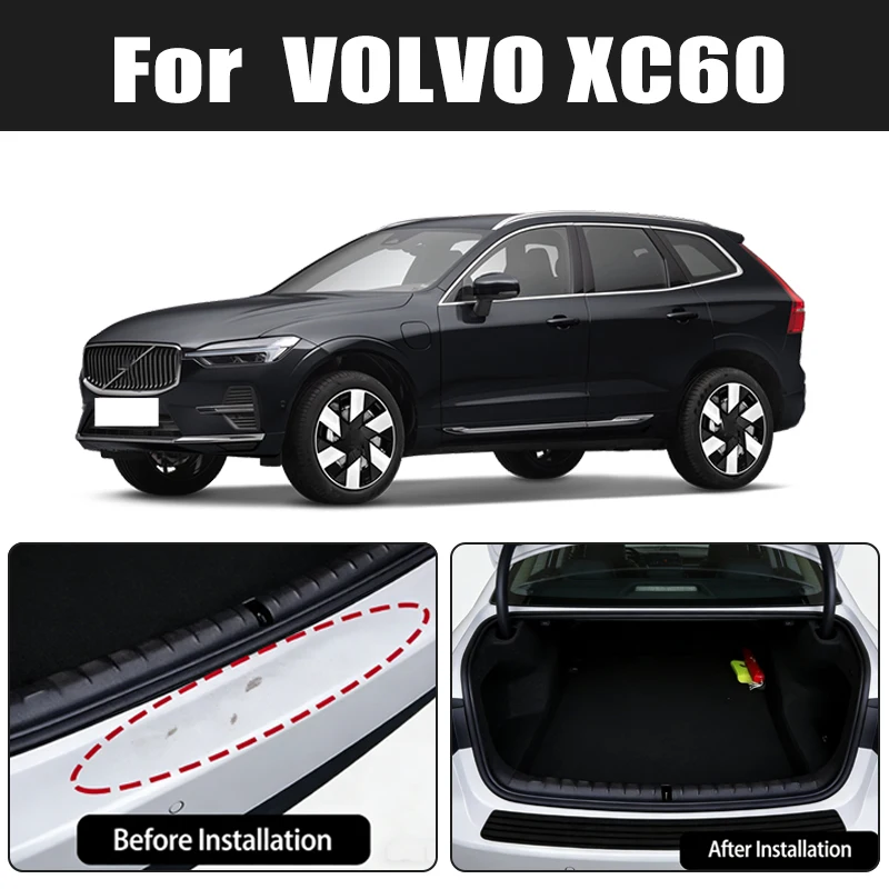 

Universal Anti-scratch Car Trunk Door Sill Plate Protector For Volvo S40 S60 S90 V40 V60 V90 XC40 XC60 XC90 C30 C70 240 850