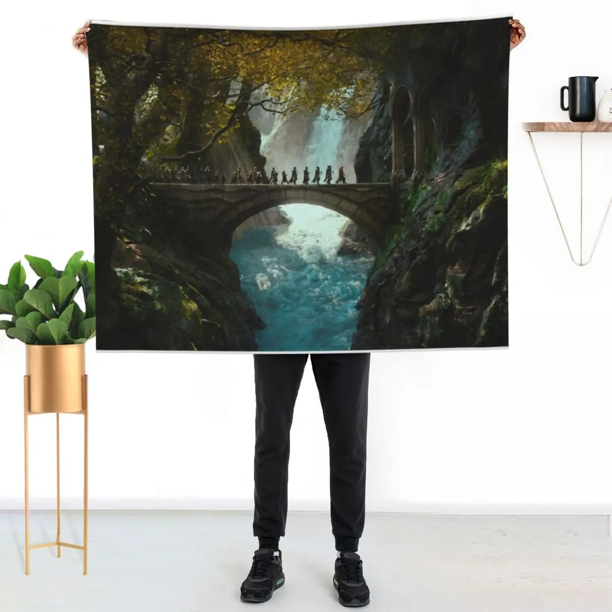 bridge Throw Blanket Softest Decorative Sofa Thins Decorative Throw anime for babies Blankets