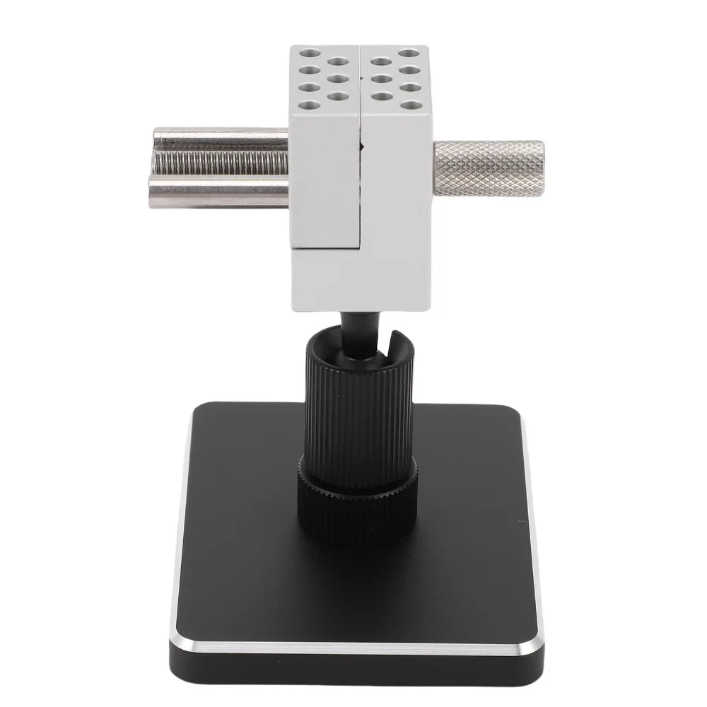 

34pcs Detachable Base Mini Vise 360° Rotatable 0-1.37” Clamping Range Bench Vice Adjustable Jaws Precision Clamp Model Building