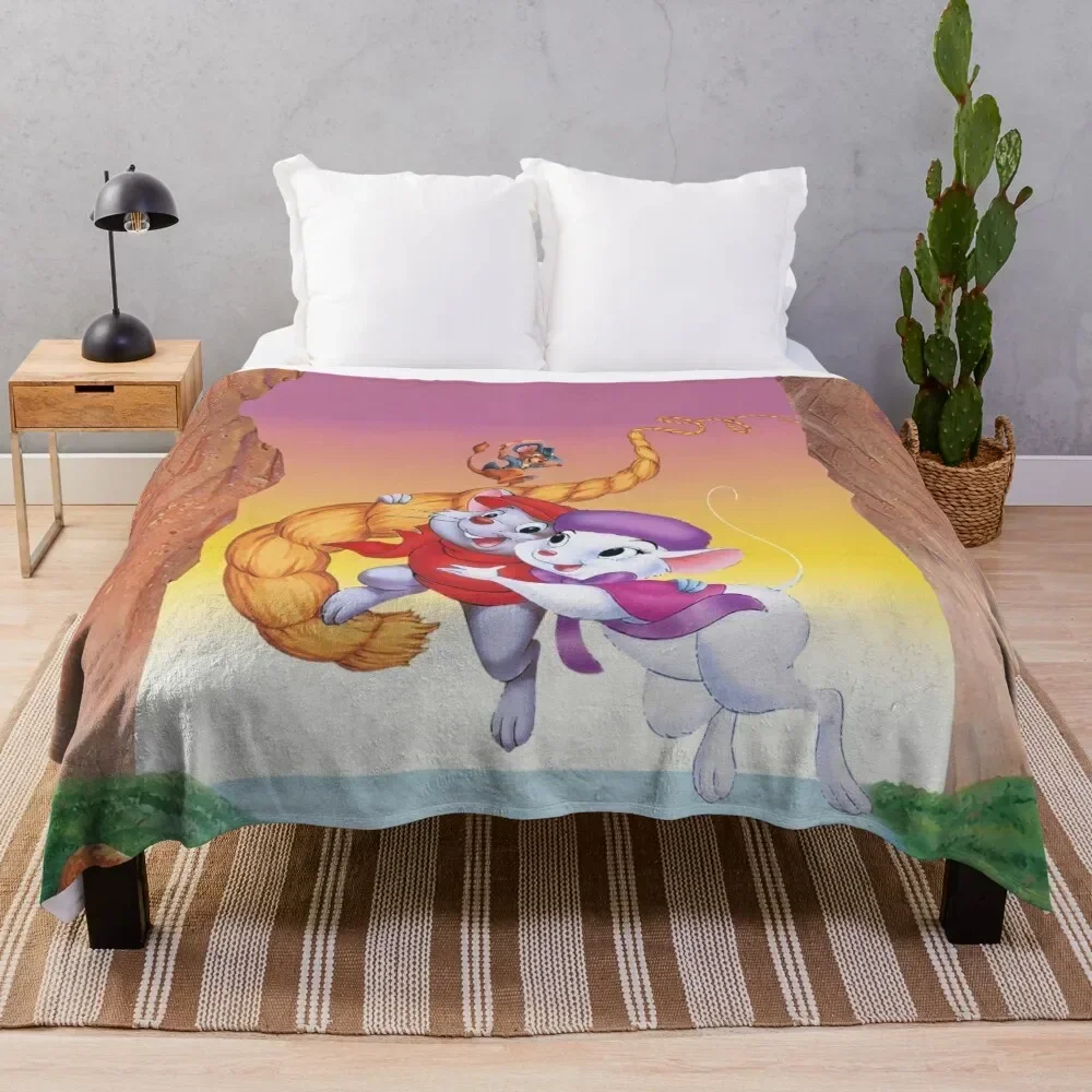 

The Rescuers - Down Under Throw Blanket Quilt Personalized Gift Blankets