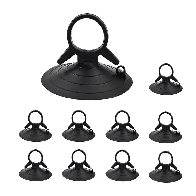 10Pcs Suckers Car Sunshade Suction Cups Heavy Duty Clear Rubber Plastic Suckers PVC Suction Cup Hook 45mm