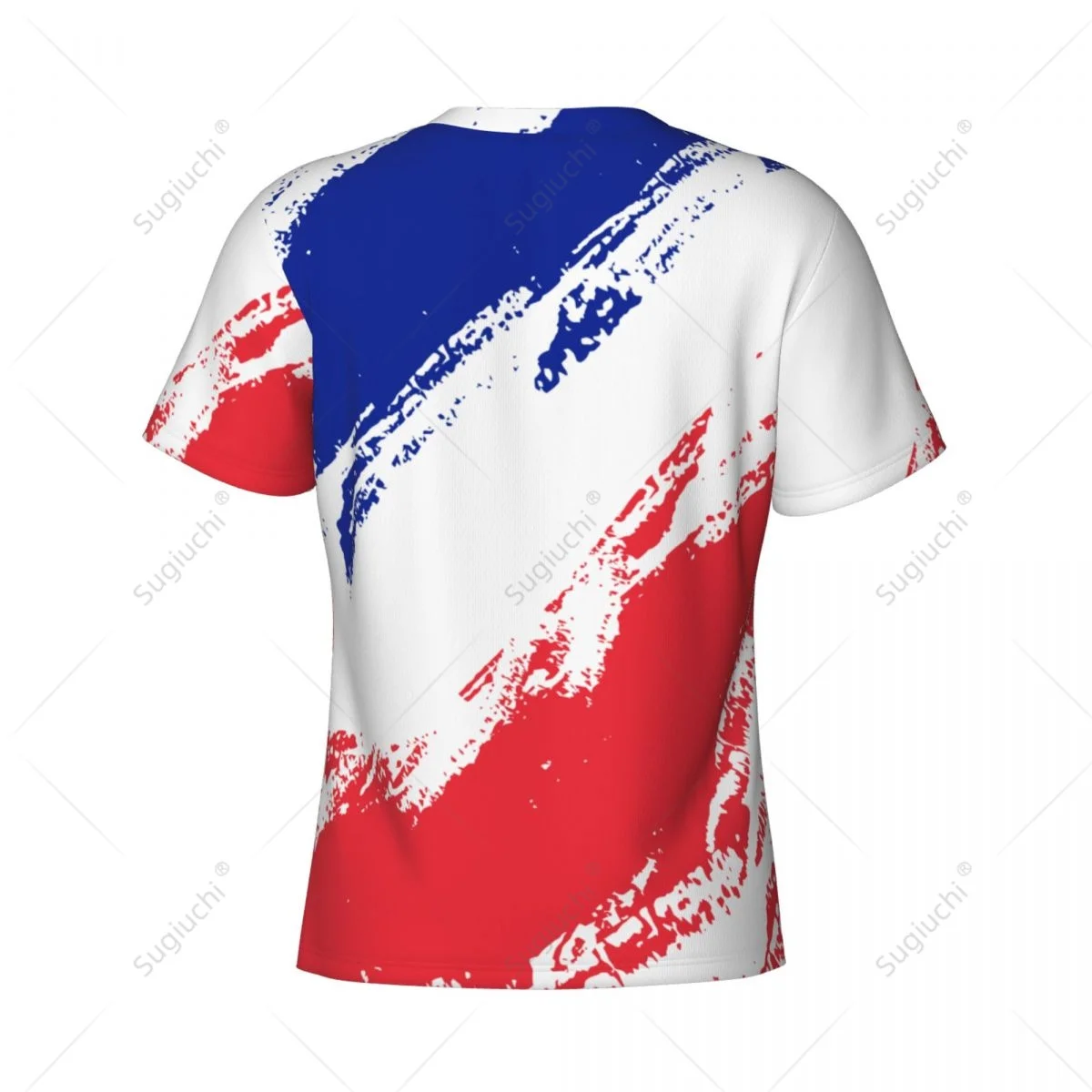 Custom Name Nunber France Flag Color Men Tight Sports T-shirt Women Tees jersey For Soccer Football Fans