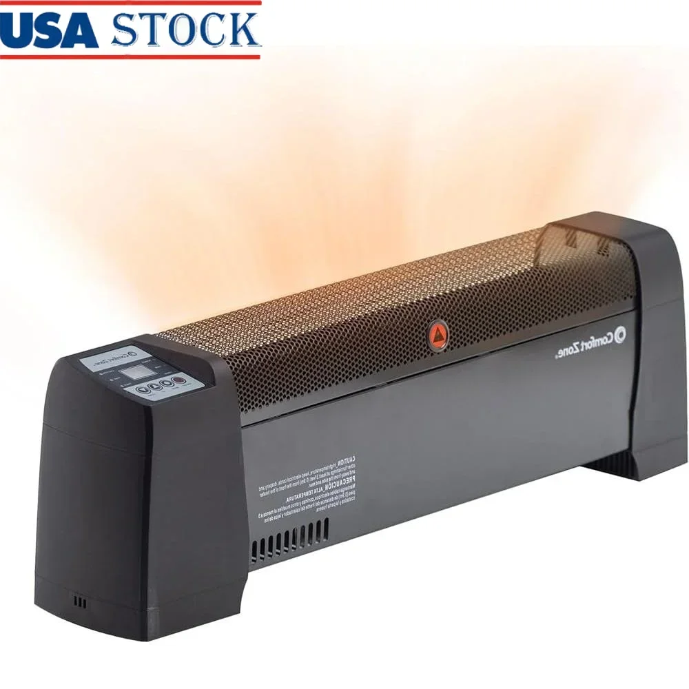 

Цифровой термостат, плинтусный обогреватель, электрический, бесшумный, энергоэффективный, конвекционный обогреватель, защита от перегрева, наконечник