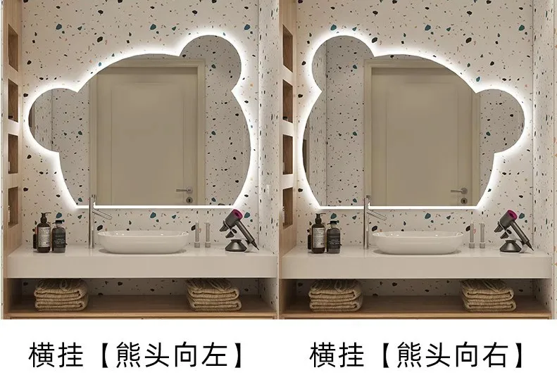 Picture 4: Modern LED Bathroom Vanity Mirror with Smart Touch Control Lighting, Anti-fog, and Shatterproof Lens