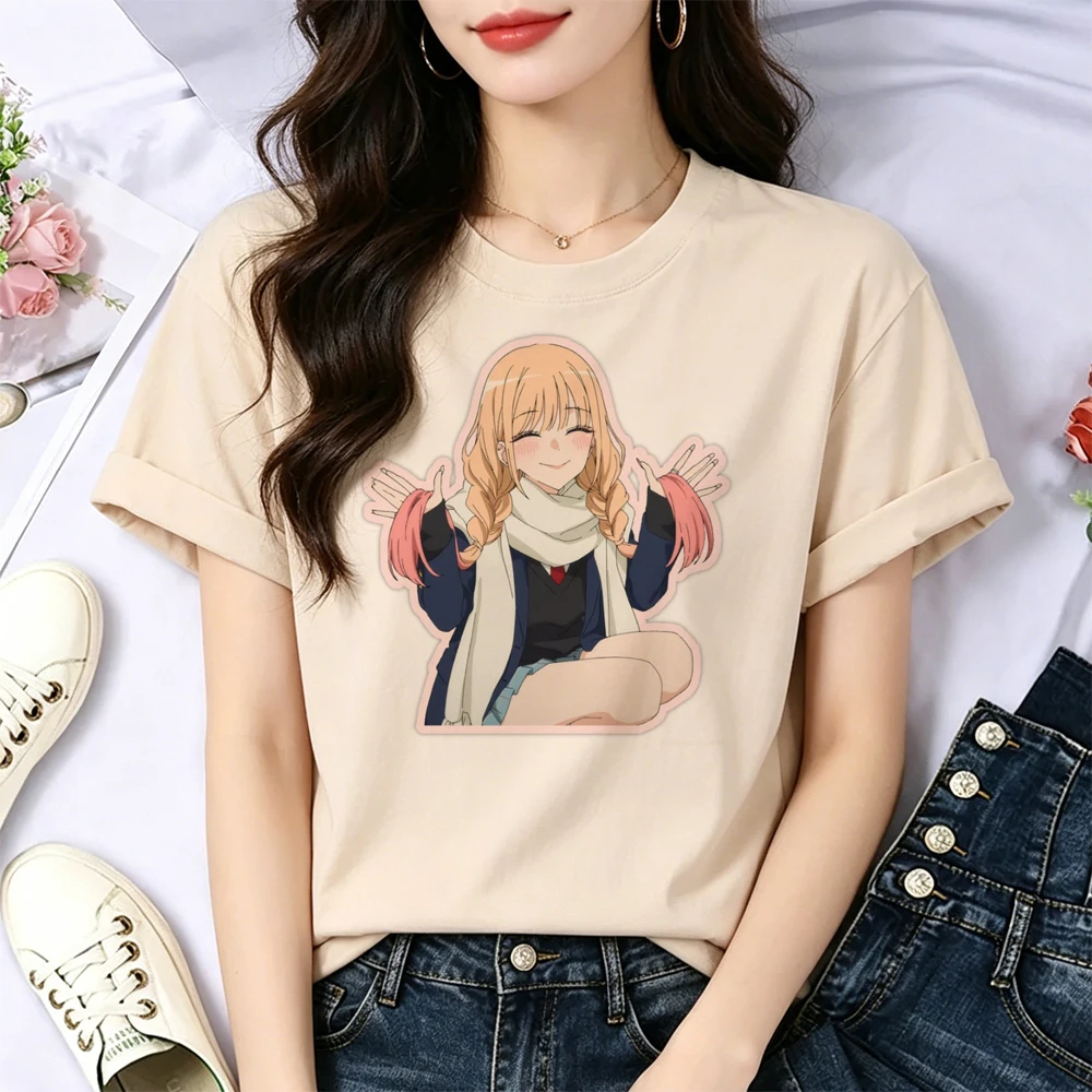 Marin Kitagawa t shirt teen Psychedelic meme emo grunge Retro t-shirt emo graphic Psychedelic anime streetwear