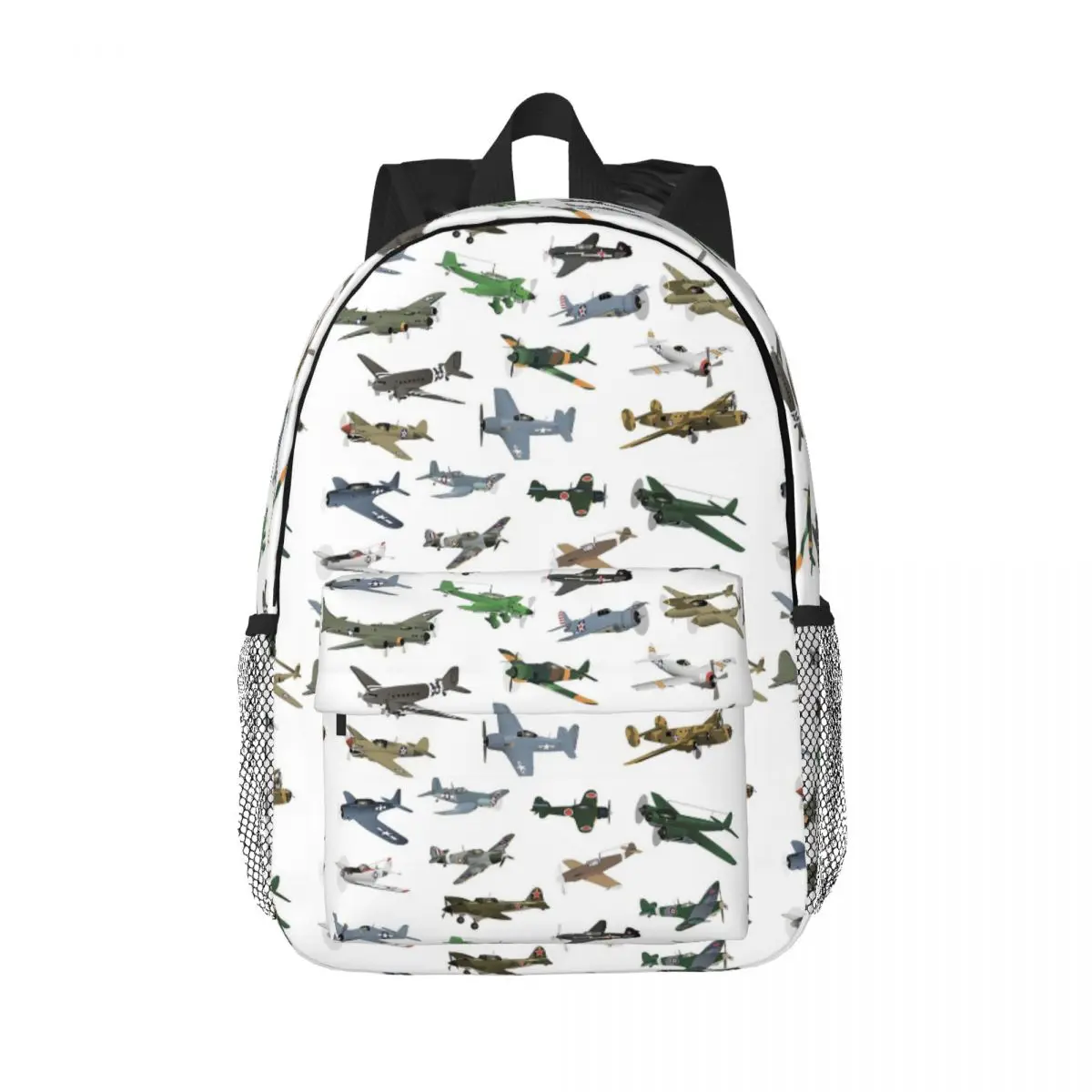 

Various WW2 Airplanes Backpack Hot Sale Daypack Large Capacity Boys Girls BookBag Shoulder Bags for Men Women Kids School Bag