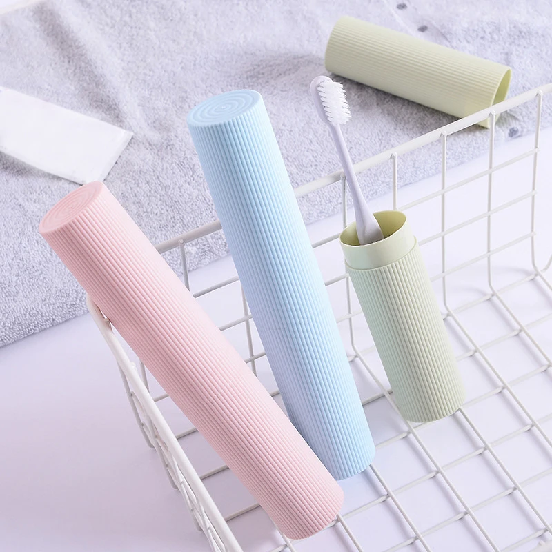 New Portable Toothbrush Box Travel Washing Case Tooth Cleaning Storage Container Cover Outdoor Organizer Storage Box Organizer