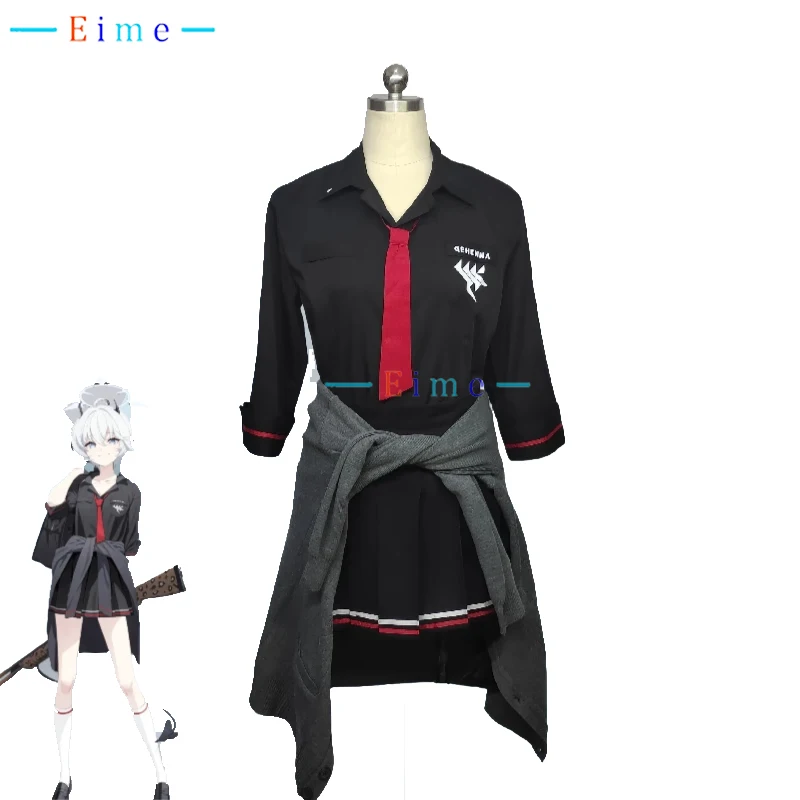 Game Blue Archive Hatami Erika Cosplay Costume Waitress Suit Party Clothing Halloween Carnival Uniforms Custom Made