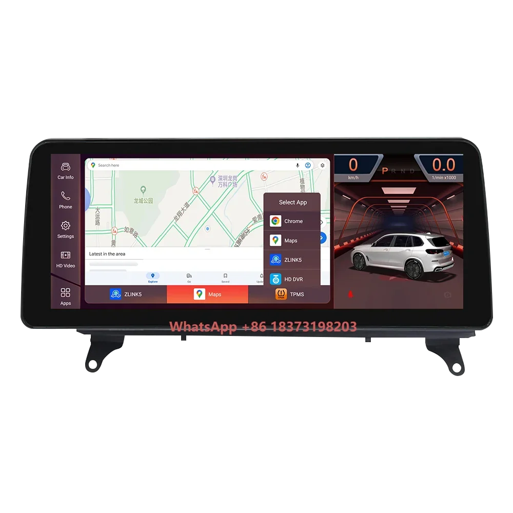 

Navifly Snapdragon680 Newest Android System 8+256GB Car Navigation Screens for X5 E70 X6 E71 2007-2012 with GPS