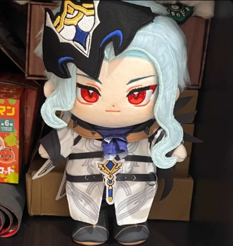 

Game Genshin Impact II Dottore The Doctor Cosplay Cute 20cm Plush Doll Cotton Change Clothes Outfit Pillow Gift