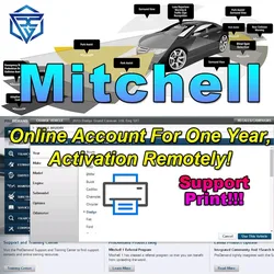 Newest Mitchell ProDemand One Year Online Account Car Diagnostic Software for VIN Decoding TPMS Wiring Diagram Tire Fitment DTC