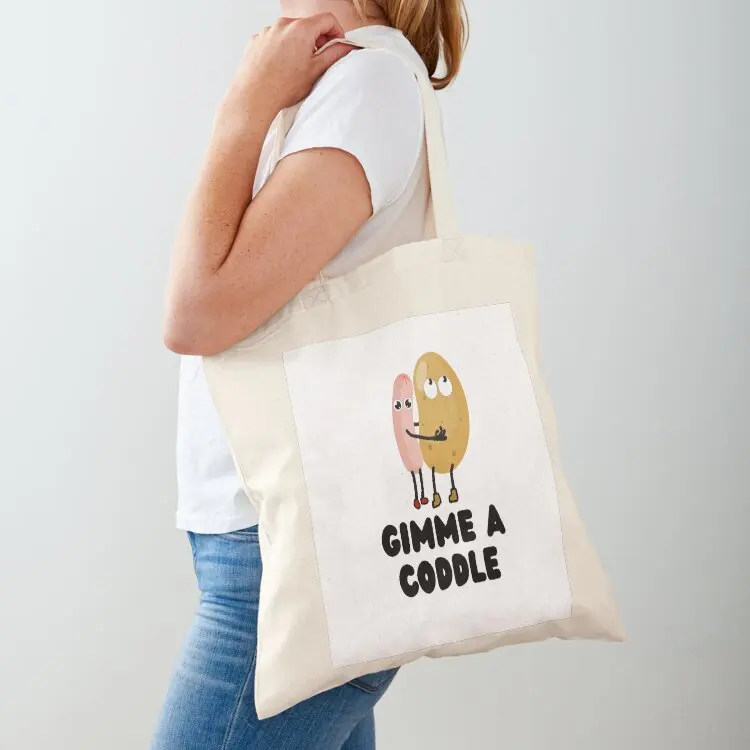 

Gimme a Coddle - Dublin Designs - Irish Food Tote Bag Handbags sac pour femme Women's shopping bag canvas tote