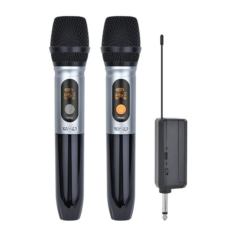 

WX23 wireless microphone with UHF 60 frequency switching and rechargeable wireless microphone