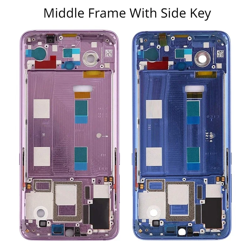 Middle Frame Bezel Housing Cover Mid Plate Chassis Panel Case Replacement Parts For Xiaomi Mi 9 Mi9 Black / Purple / Blue