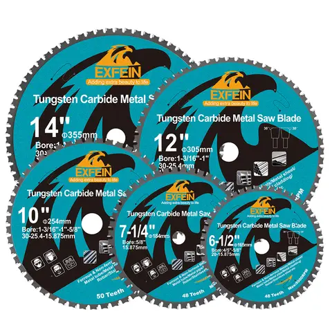Mental Saw Blade Cutting Disc Alloy Saw Blade for Stainless Steel Timber Sheet Metal Saw Blade Metal Cut Carbide FTG Teeth