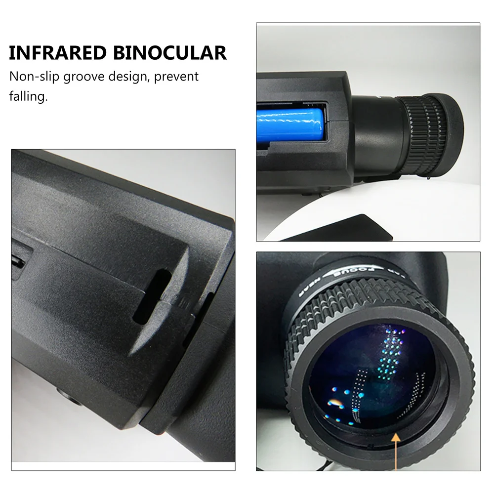 

1 set 1 Set Night Vision 3.5 Inch 8X Zoom Infrared Outdoor Hunting Goggles Digital Night Telescope