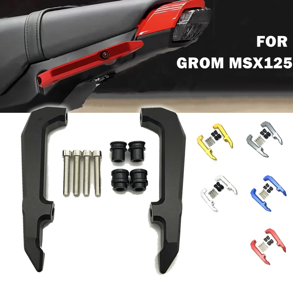 

Motorcycle Rear Passenger Handle Grab Bar Rail Armrest Tail Handrail For Honda MSX125 Grom 125 2021 2022 2023 2024 2025