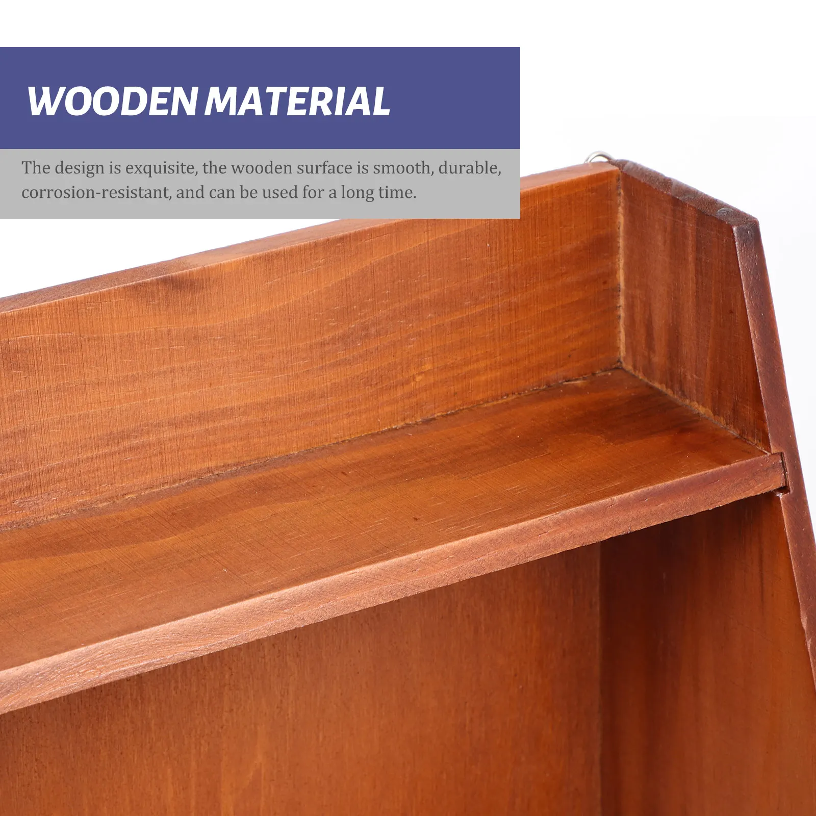 

Wooden Multi-Layer Storage Rack 3-Tier Sundries Organizer Smooth Desktop Shelf for Home Office Dorm Room Storage Holder