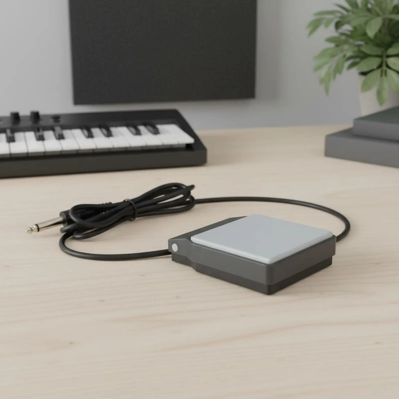 

Sustain Pedal Polarity Toggle Digital Piano Pedal Musical Instrument Accessory Non-Slip Design for Pianists, Stage Performance