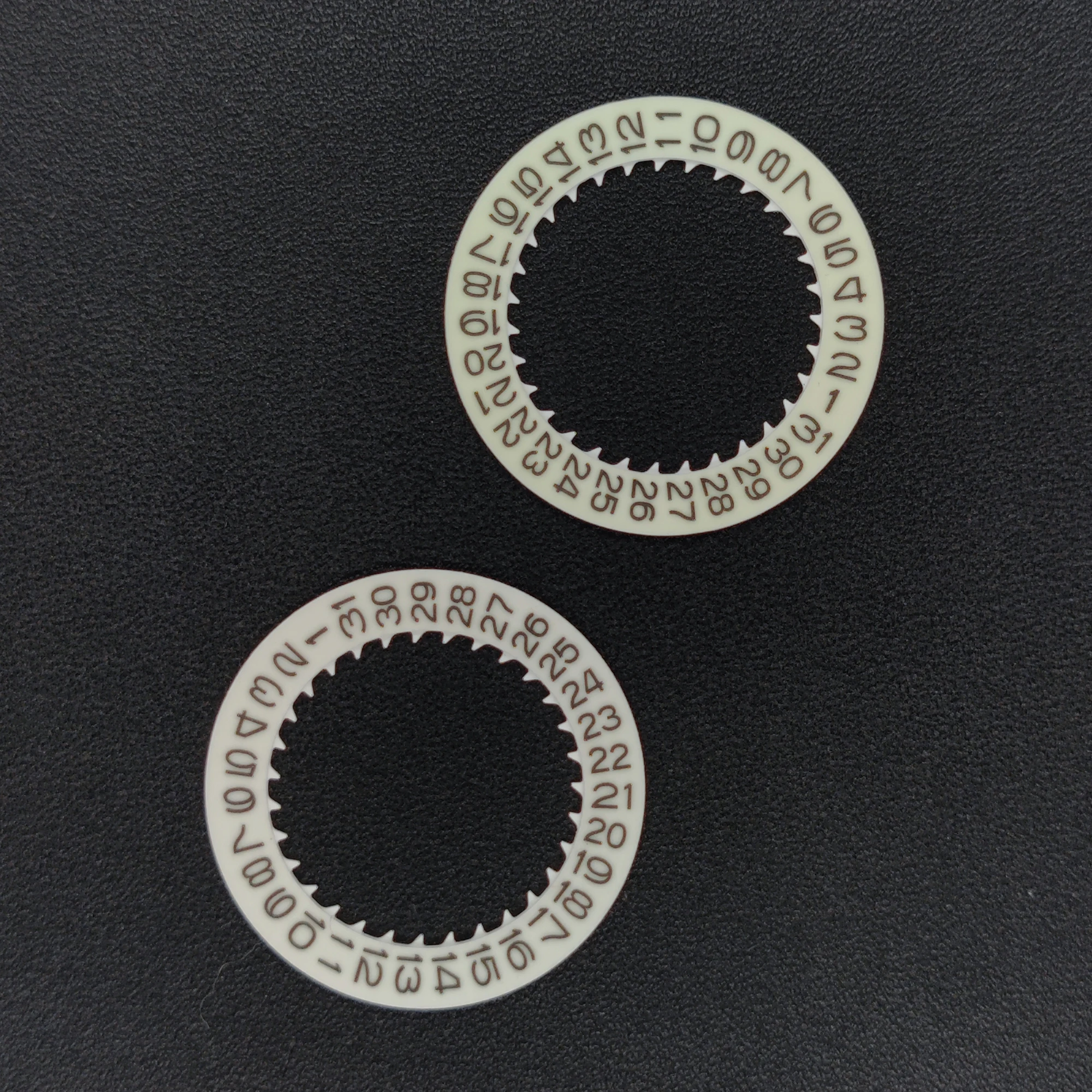 NH35 lumineux blanc Date-roue 3H modifié NH35A NH34 disque de mouvement vert bleu disque lumineux roue pièces Modification 3H Date