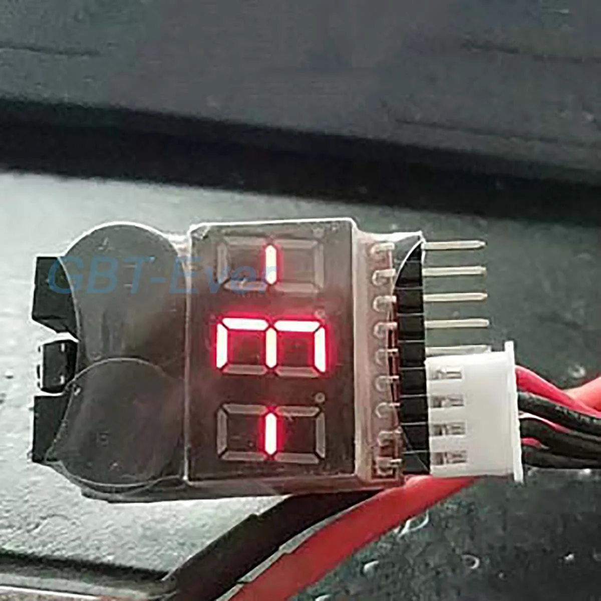 1Pcs 1-8S 2-In-1 Lithium Battery Voltage Tester Electricity Display BB Ringing Low Voltage Buzzer Alarm Dual Function