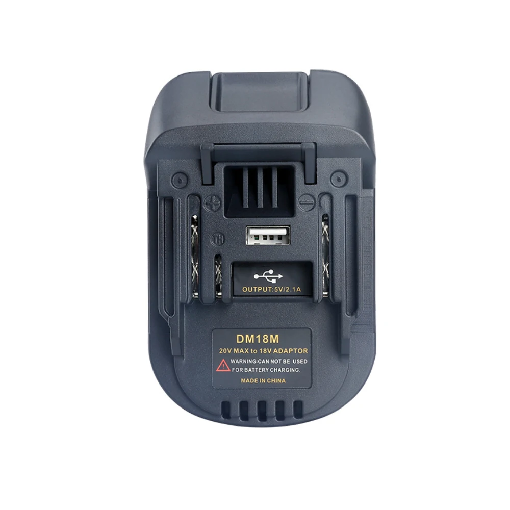 Adapter For Milwaukee For Dewalt to Makita Batteries DM18M 18V Battery Conversion For Makita Bl1830 Bl1850 Battery