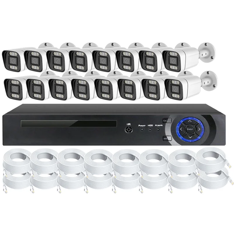 16 Channel 5MP IP POE Professional Surveillance System CCTV Network Camera