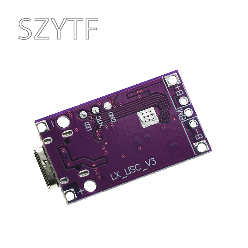 وحدة تعزيز شحن بطارية ليثيوم من النوع C USB 2-3S BMS 15 وات 3.7 فولت مع دعم متوازن QC شحن سريع مع مؤشر #5