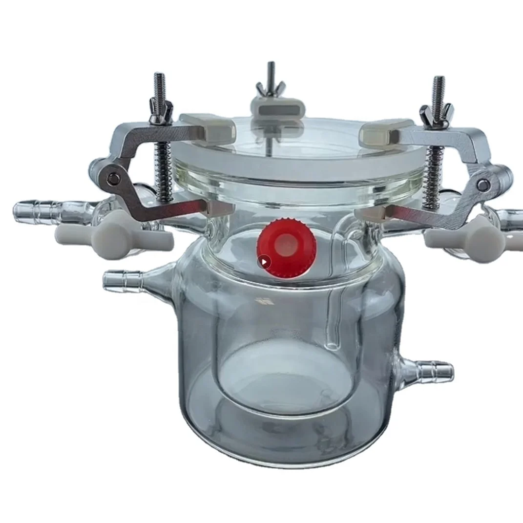 High Purity Transparent Laboratory Quartz Glass Reactor