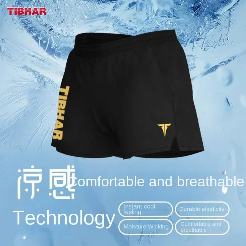 TIBHAR – short de Tennis de Table pour hommes et femmes, pantalon de sport respirant à séchage rapide, pantalon de compétition anti-transpiration, été