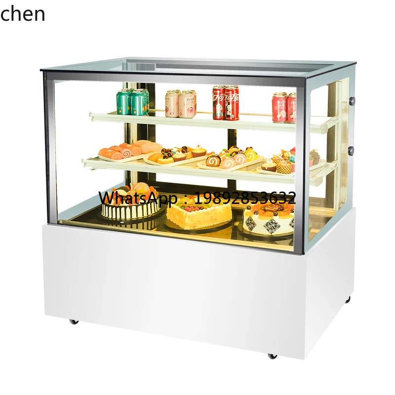 cake cabinet right angle fruit desktop fresh commercial dessert display refrigerator